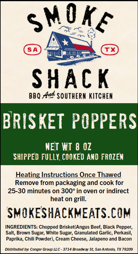 Brisket Poppers - 6 per order