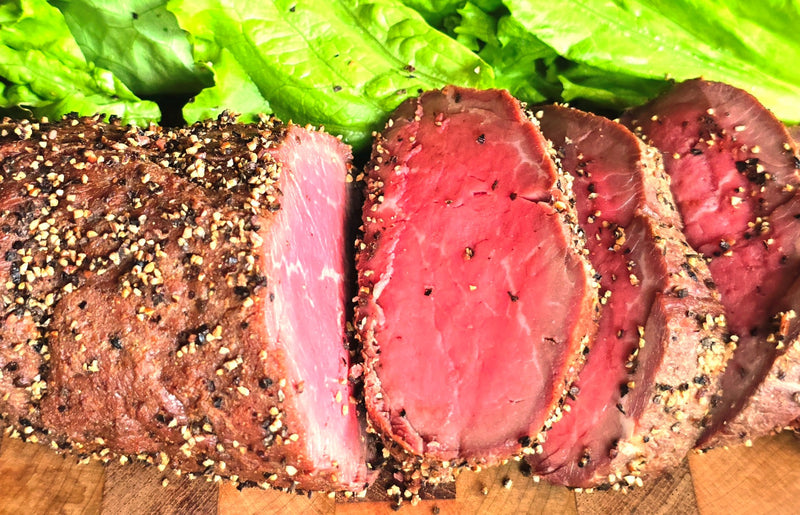 Smoked Beef Tenderloin with 12 Rolls & Horseradish Sauce