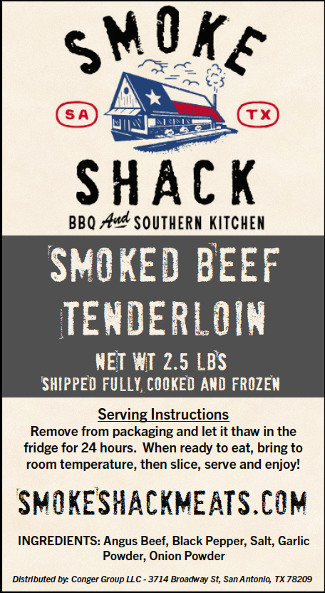 Smoked Beef Tenderloin - 3 lbs